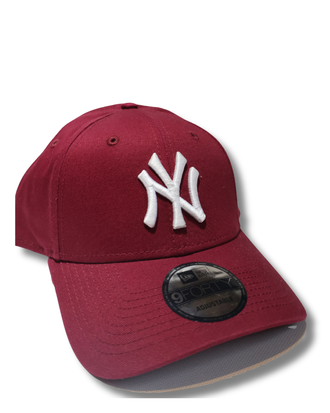 NY BURGUNDY STRUCTURED HAT NE