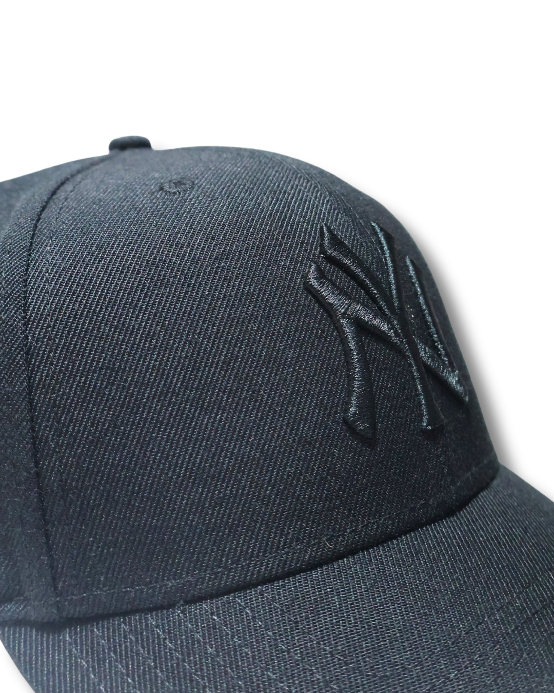 NY TRIPLE BLACK STRUCTURED 47 HAT