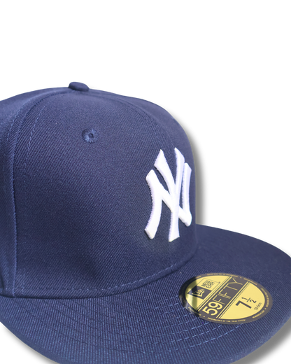NY NAVY PLAIN FITTED HAT