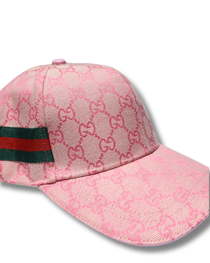 GUCCI MONOGRAM PINK HAT