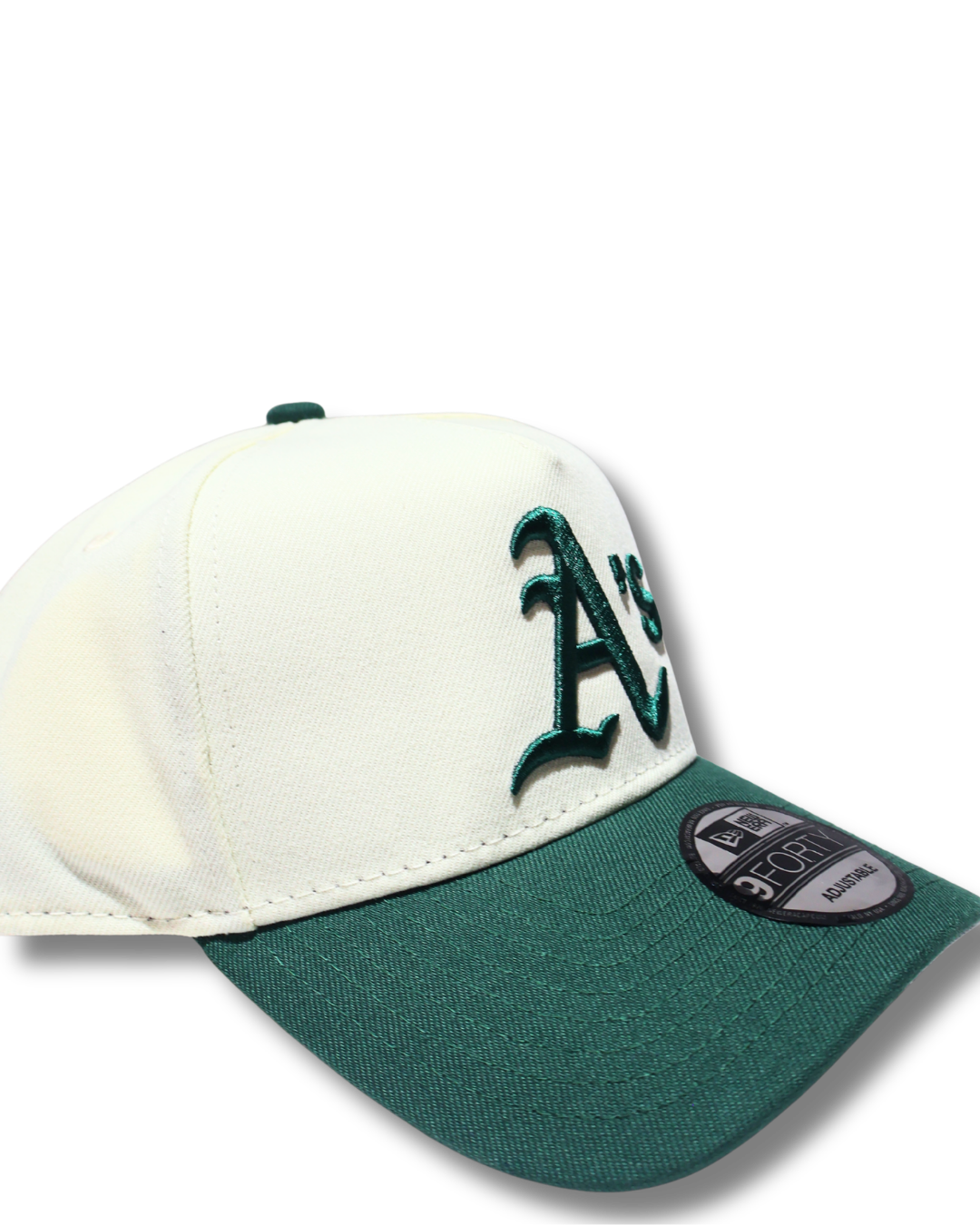 A TWO TONE GREEN A FRAME SNAPBACK