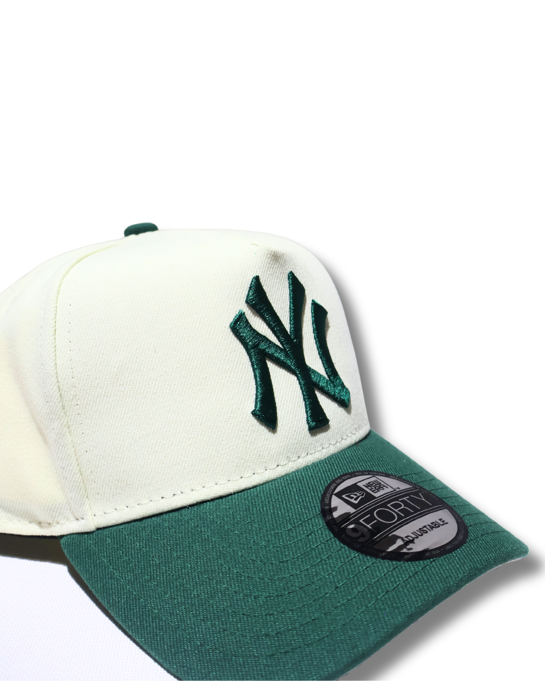 NY TWO TONE GREEN A FRAME SNAPBACK