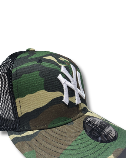 NY CAMOU TRUCKER HAT