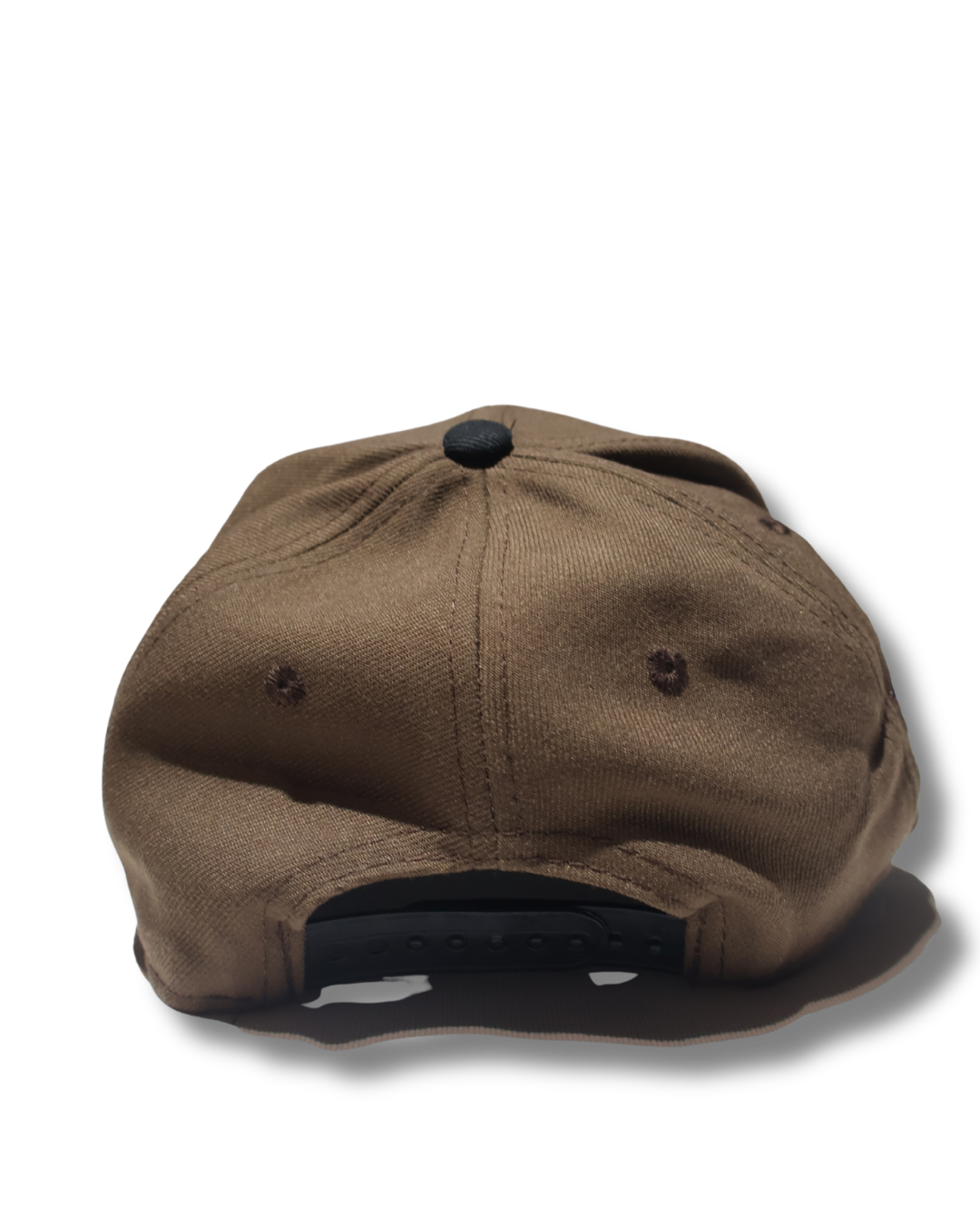 NY TWO TONE BROWN A FRAME SNAPBACK