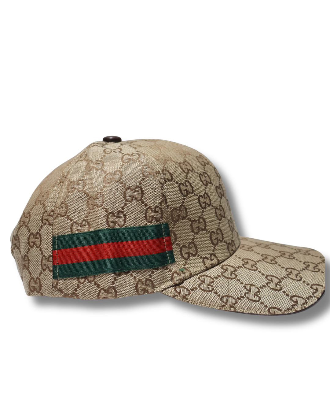 GUCCI MONOGRAM BROWN HAT