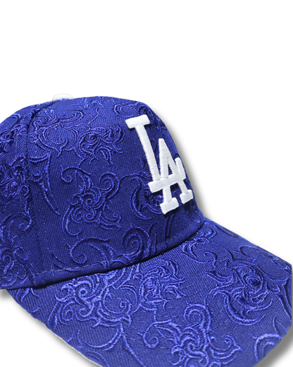 LA BLUE TONAL EMBROIDERY A FRAME SNAPBACK