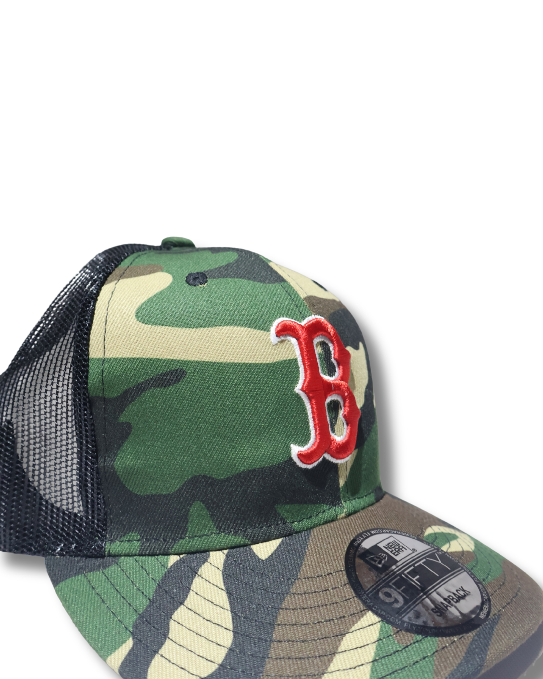 BOSTON CAMOU TRUCKER HAT