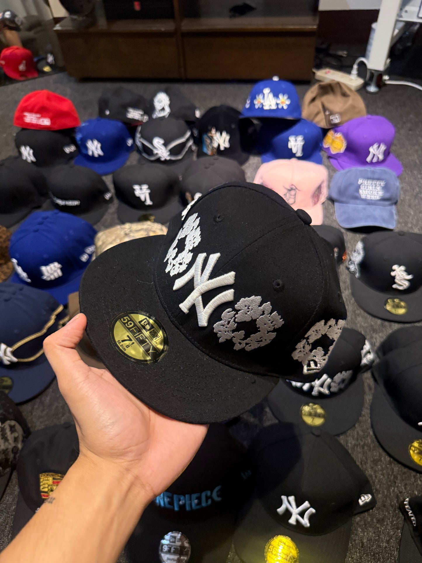 NY DENIM TEARS FITTED