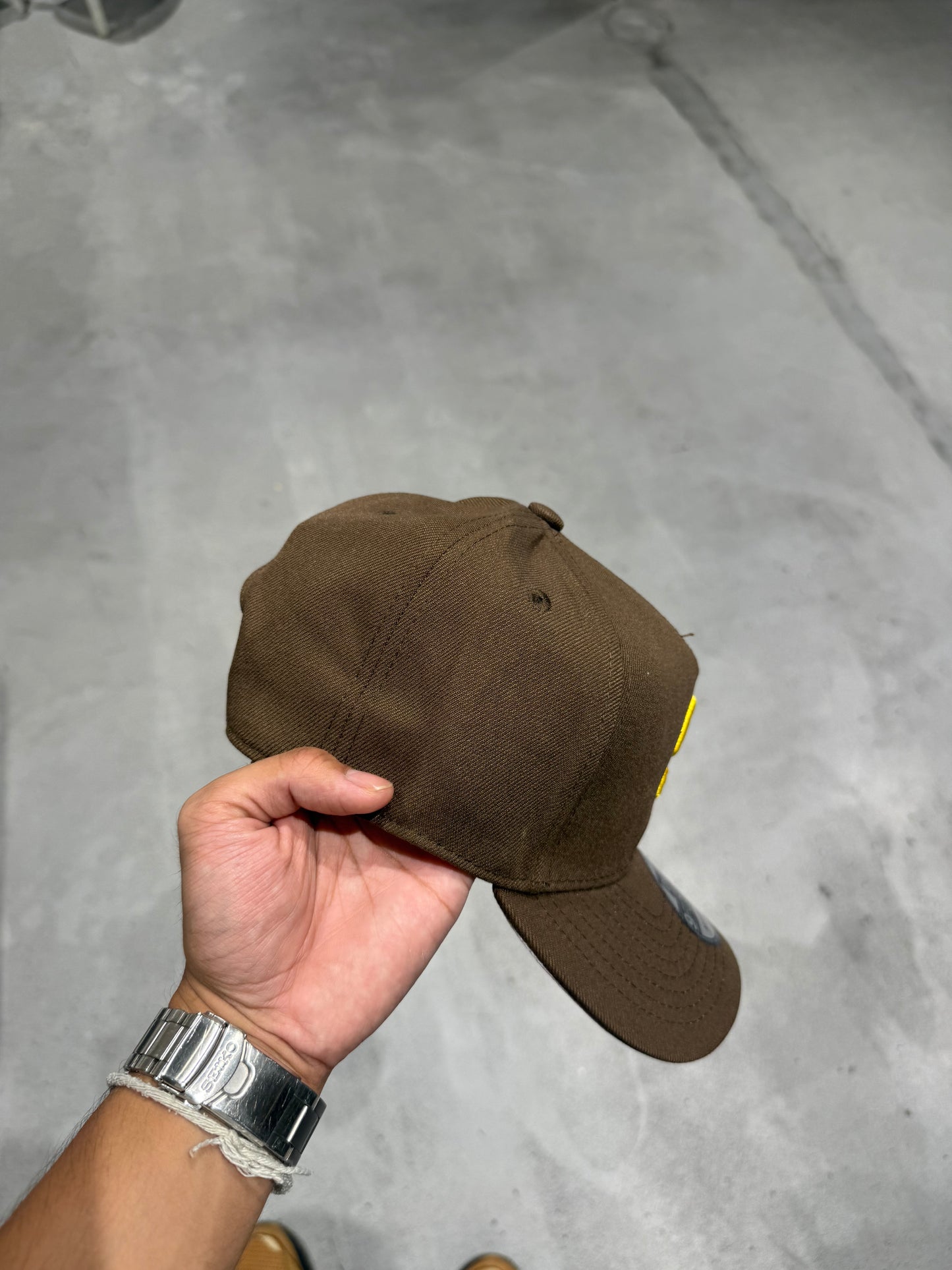 SD BROWN A FRAME HAT