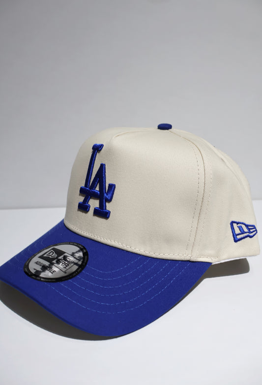 LA TWO TONE BLUE A-FRAME SNAPBACK