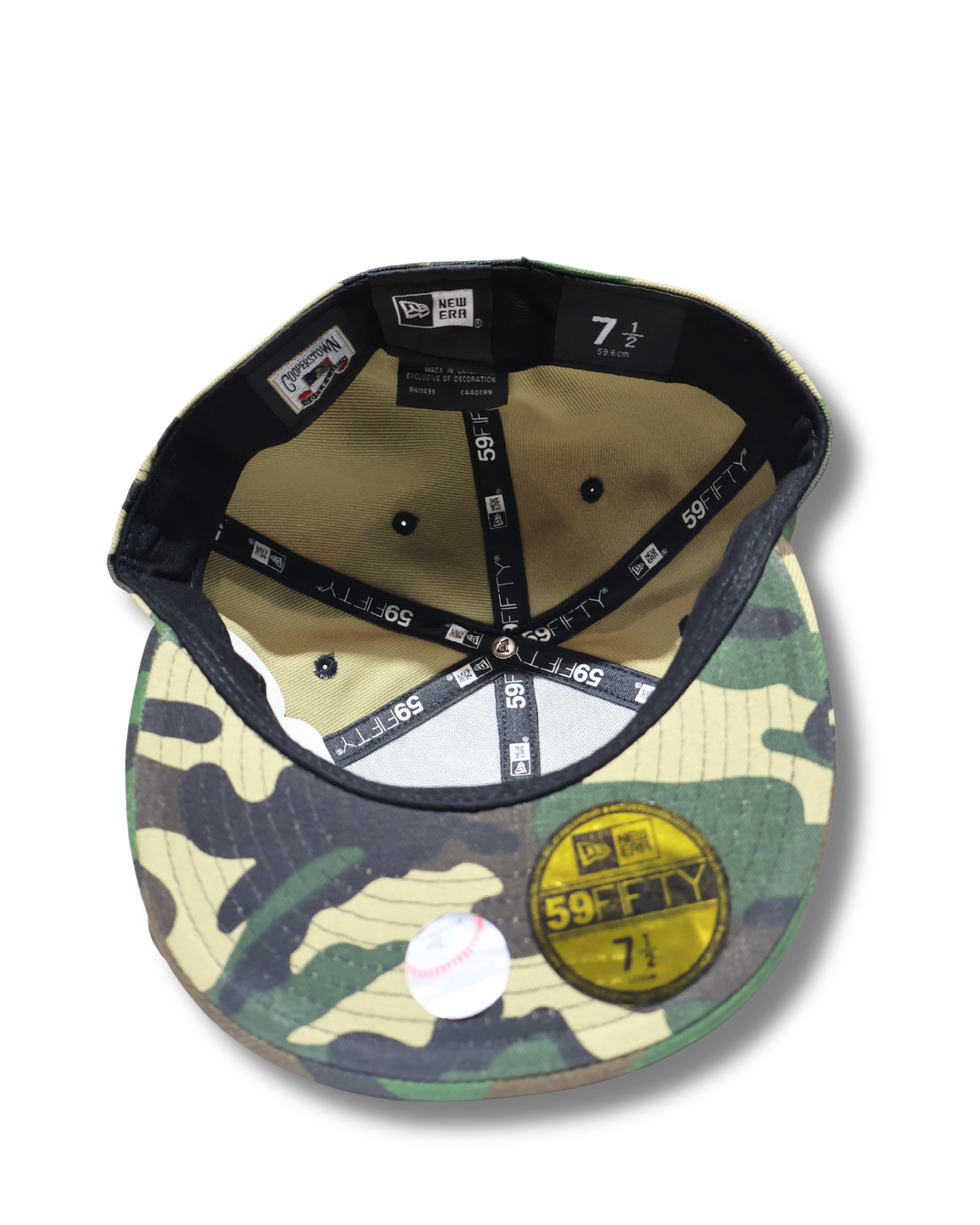NY PLAIN CAMOU FITTED HAT