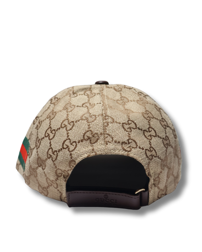 GUCCI MONOGRAM BROWN HAT