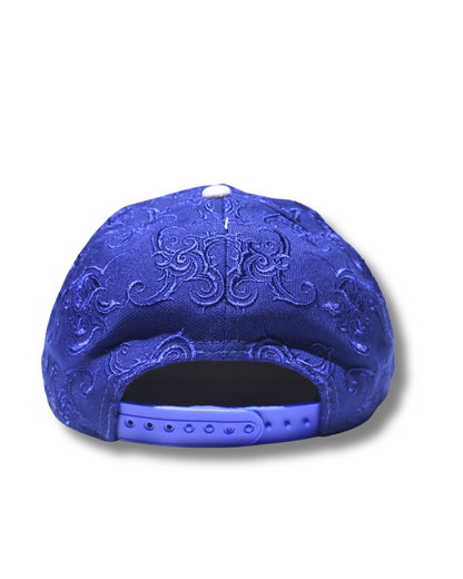 LA BLUE TONAL EMBROIDERY A FRAME SNAPBACK