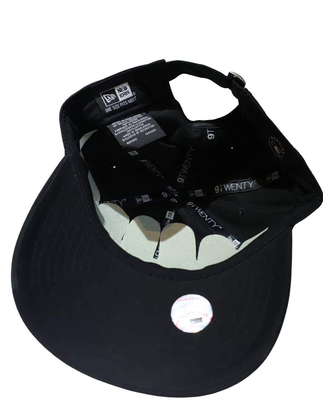 NY DADHAT 9TWENTY BLACK STRAPBACK