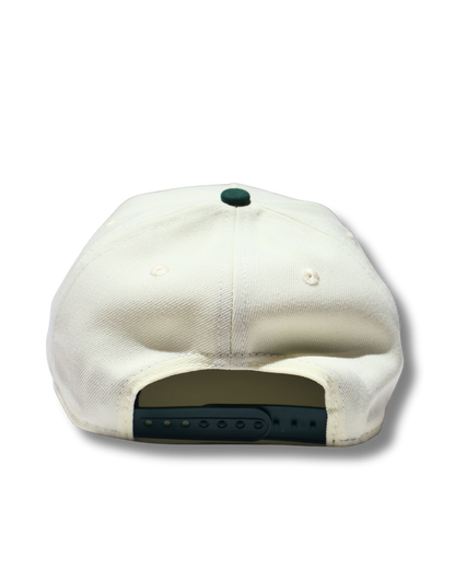NY TWO TONE GREEN A FRAME SNAPBACK