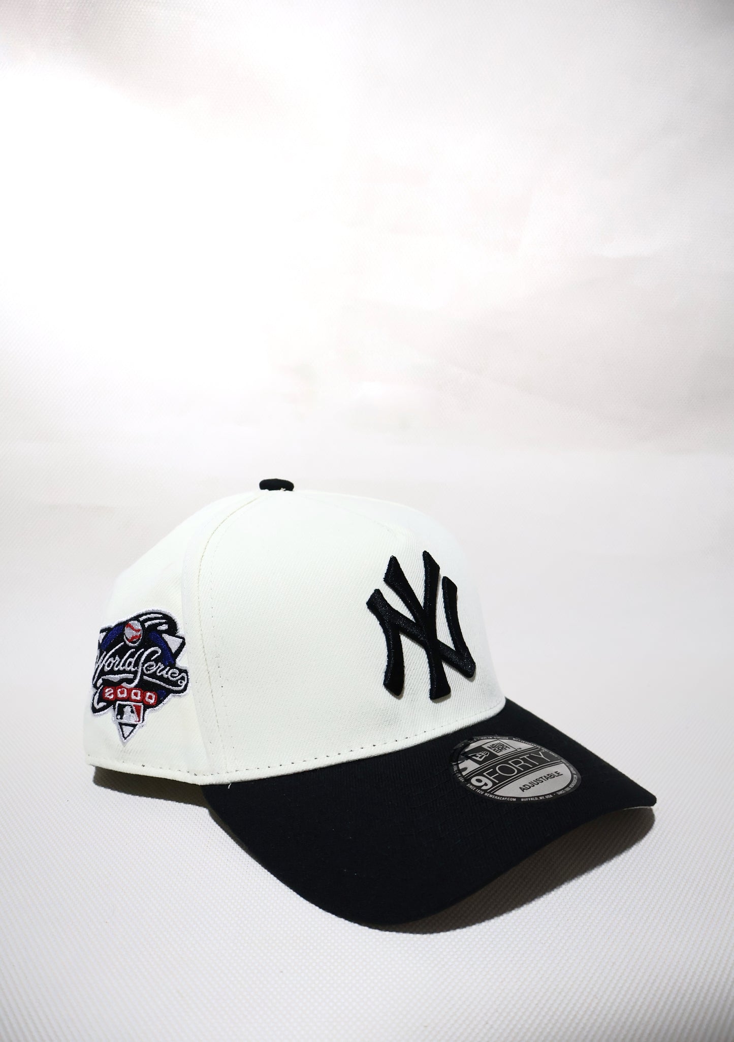 NY TWO TONE WHITE AND BLACK A-FRAME