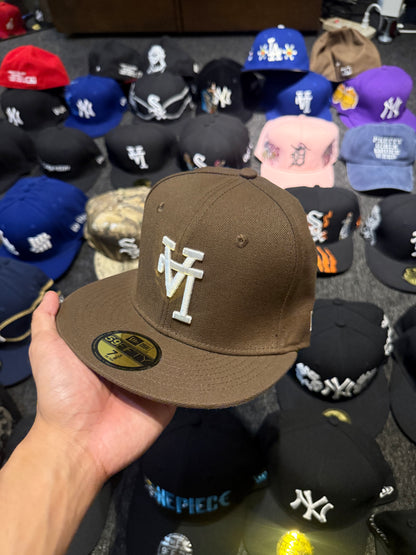 LA INVERTED FITTED BROWN