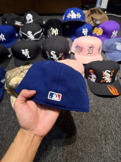 LA UNDEFEATED BLUE FITTED HAT