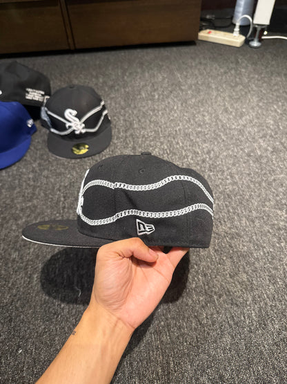 SOX CHAIN SILVER FITTED HAT