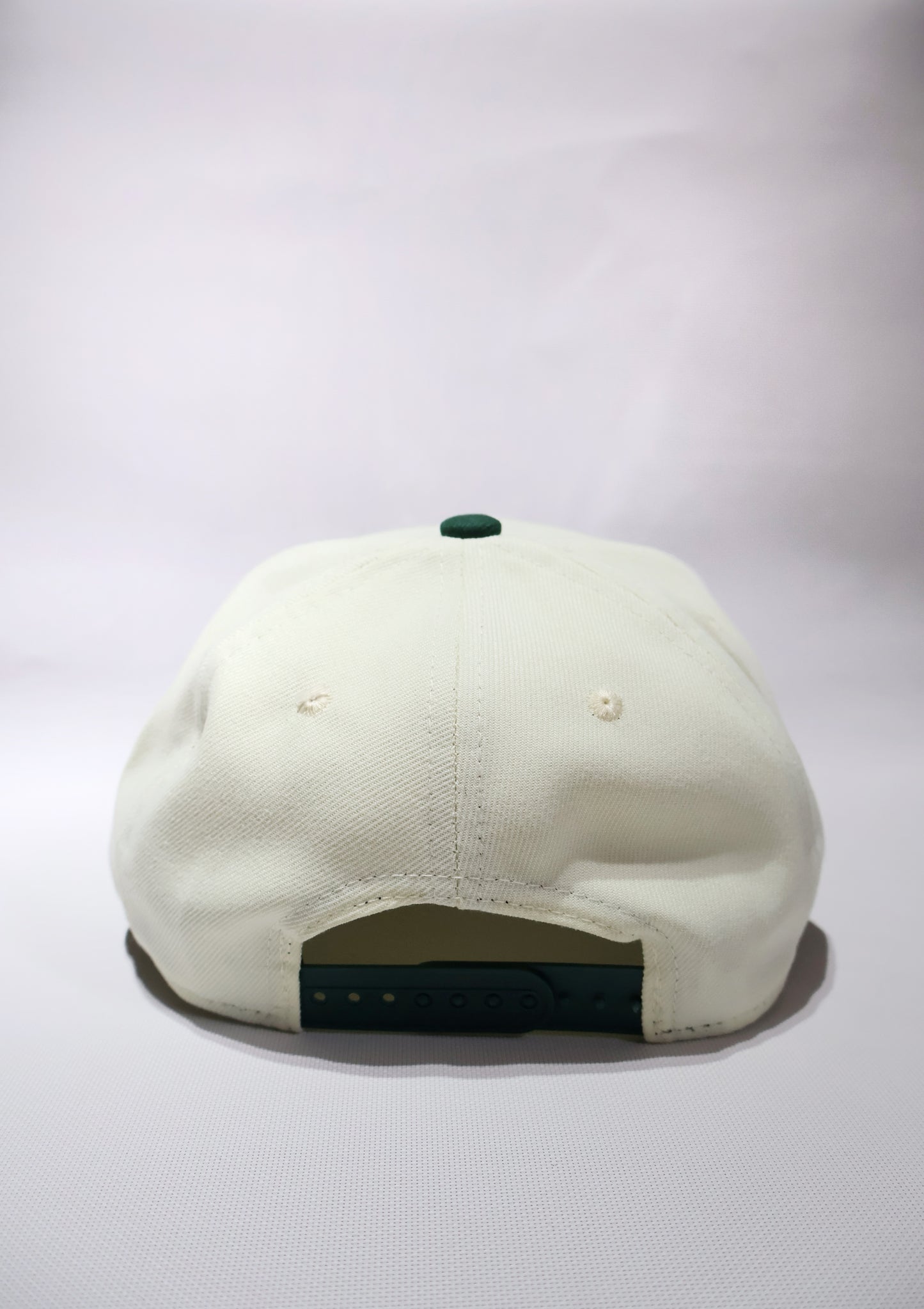 NY GREEN TWO TONE A FRAME HAT