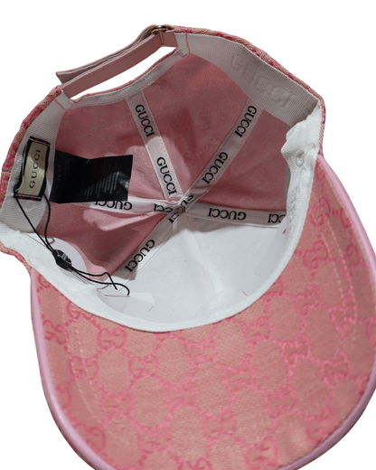 GUCCI MONOGRAM PINK HAT