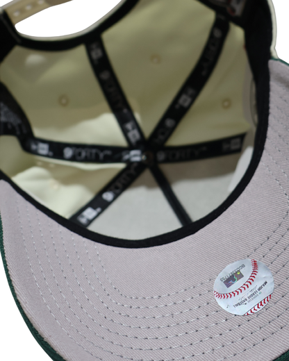 LA TWO TONE GREEN A FRAME SNAPBACK