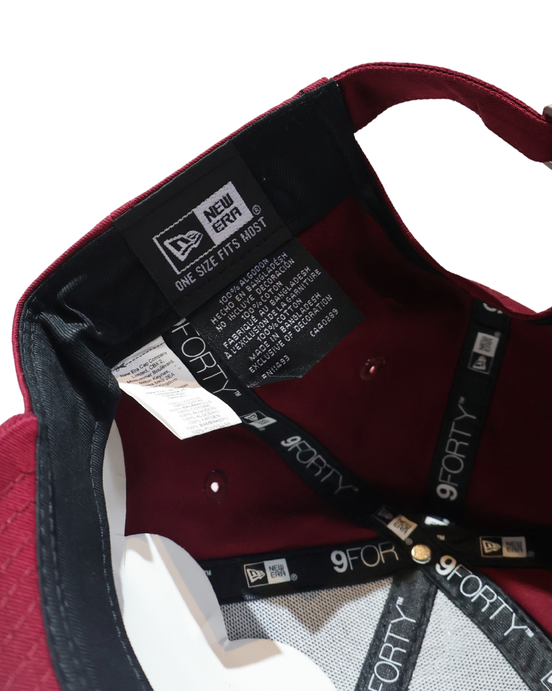NY BURGUNDY STRUCTURED HAT NE