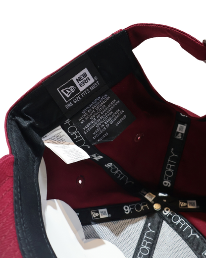 NY BURGUNDY STRUCTURED HAT NE
