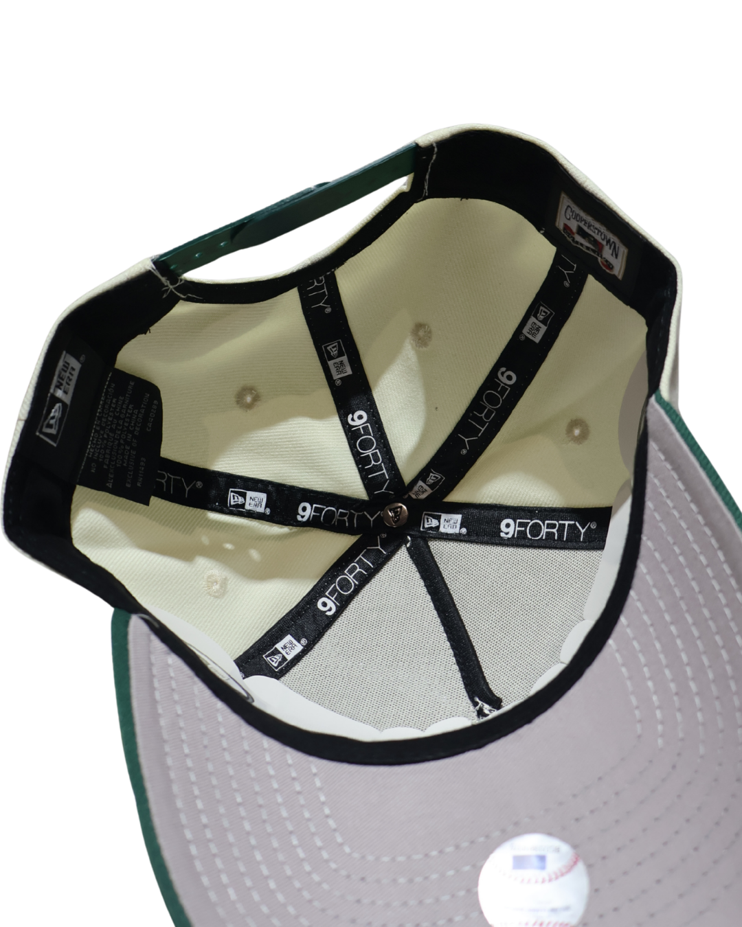 A TWO TONE GREEN A FRAME SNAPBACK