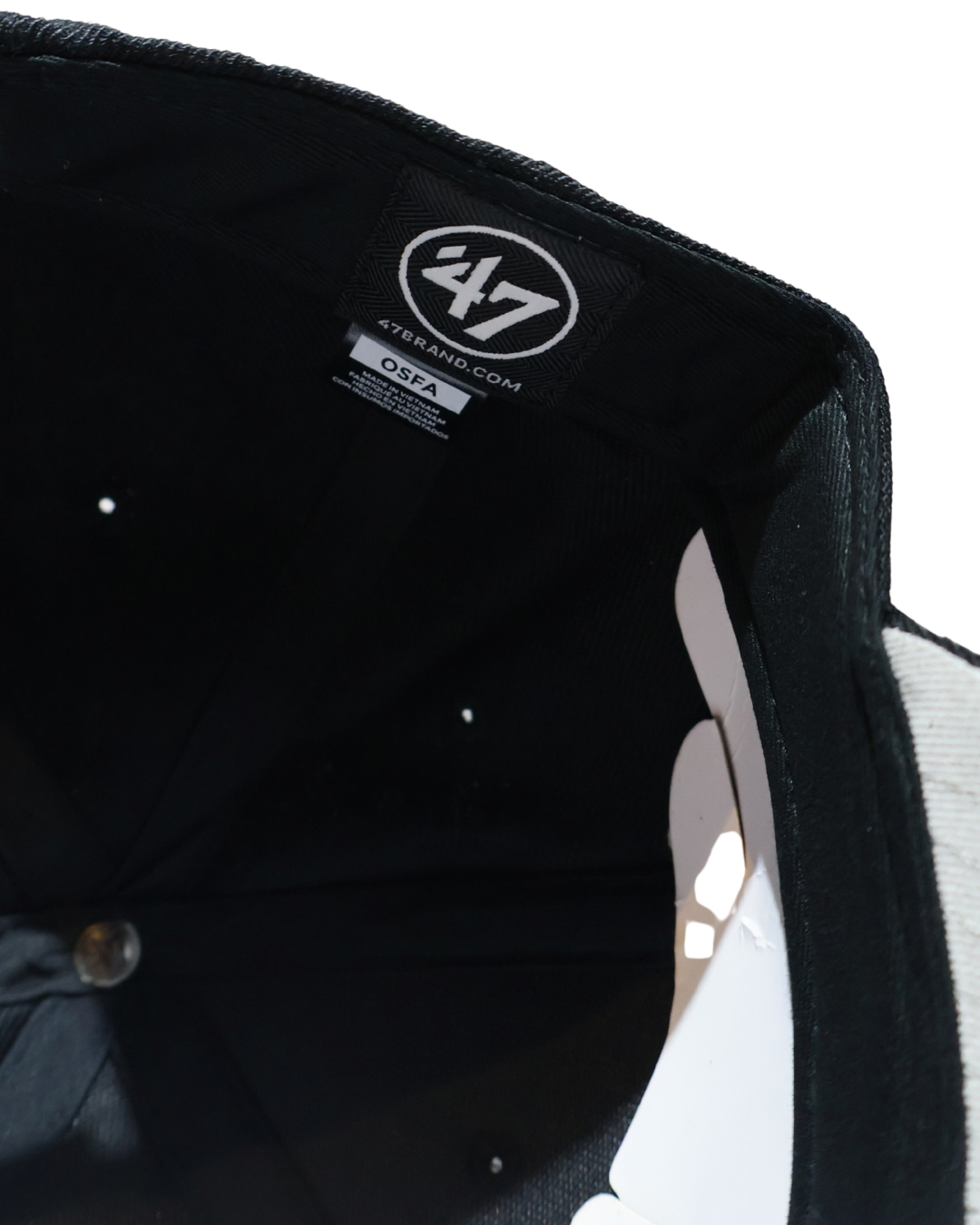NY TRIPLE BLACK STRUCTURED 47 HAT
