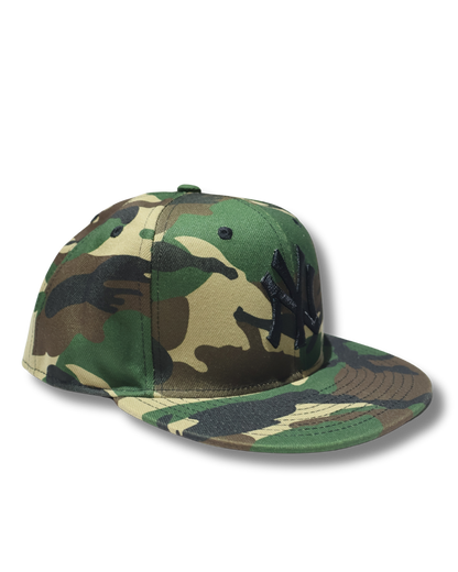 NY PLAIN CAMOU FITTED HAT
