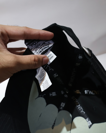NY DADHAT 9TWENTY BLACK STRAPBACK