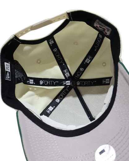 LA TWO TONE GREEN A FRAME SNAPBACK