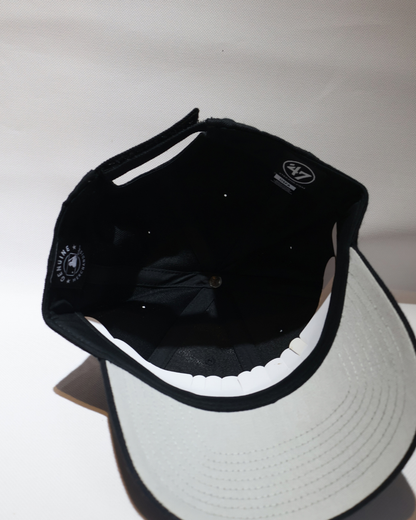 NY TRIPLE BLACK STRUCTURED 47 HAT