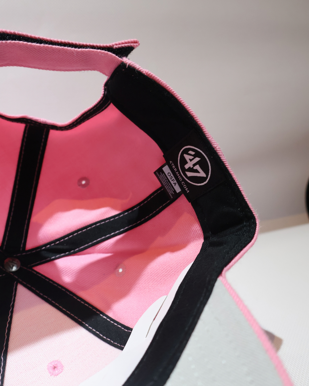 NY PINK STRUCTURED 47 HAT