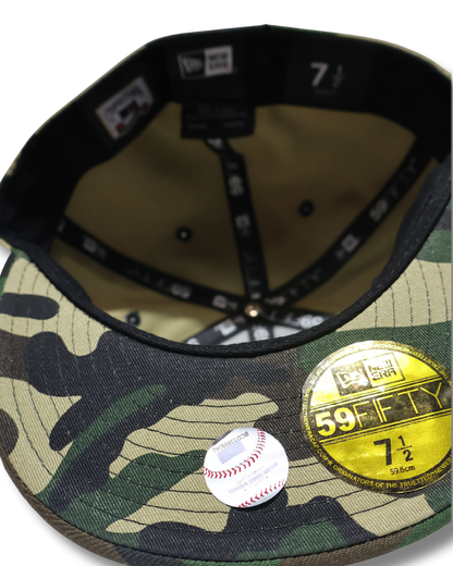 NY PLAIN CAMOU FITTED HAT