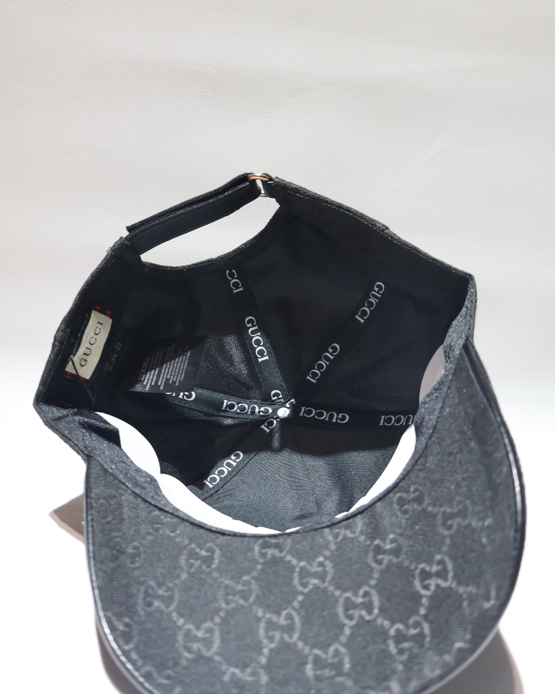 GUCCI MONOGRAM BLACK HAT