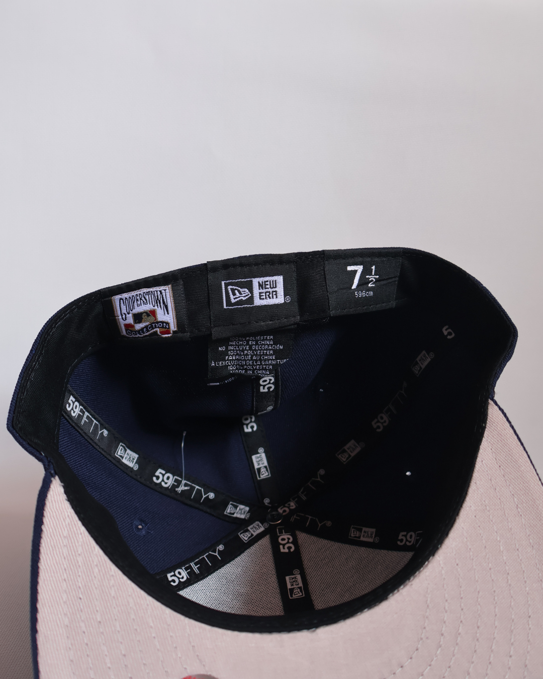 NY NAVY PLAIN FITTED HAT