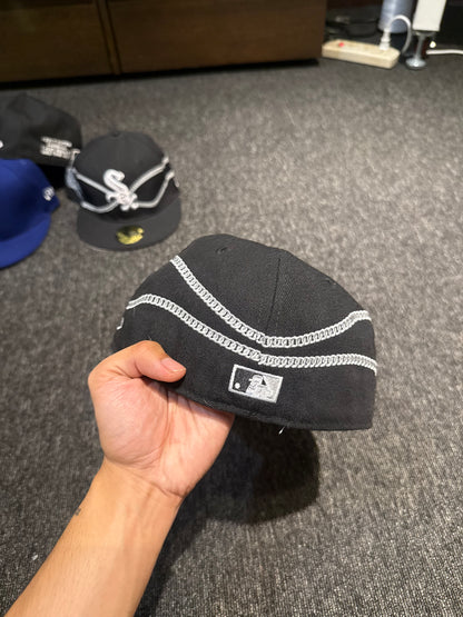 SOX CHAIN SILVER FITTED HAT