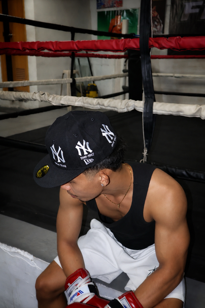 NY MULTI PATCH FITTED HAT