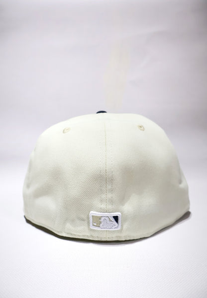 LA TWO TONE NAVY BLUE FITTED HAT