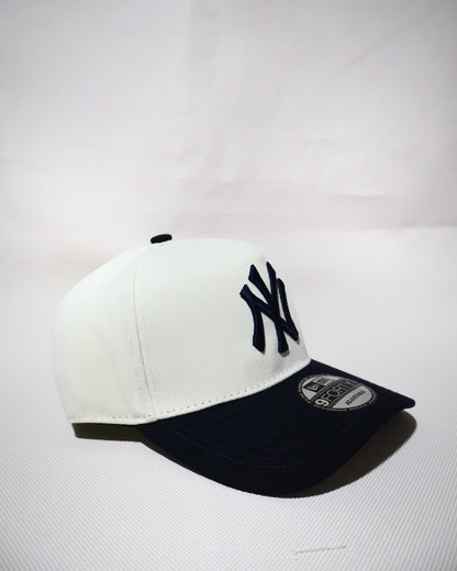 NY TWO TONE CREAM NAVY AFRAME