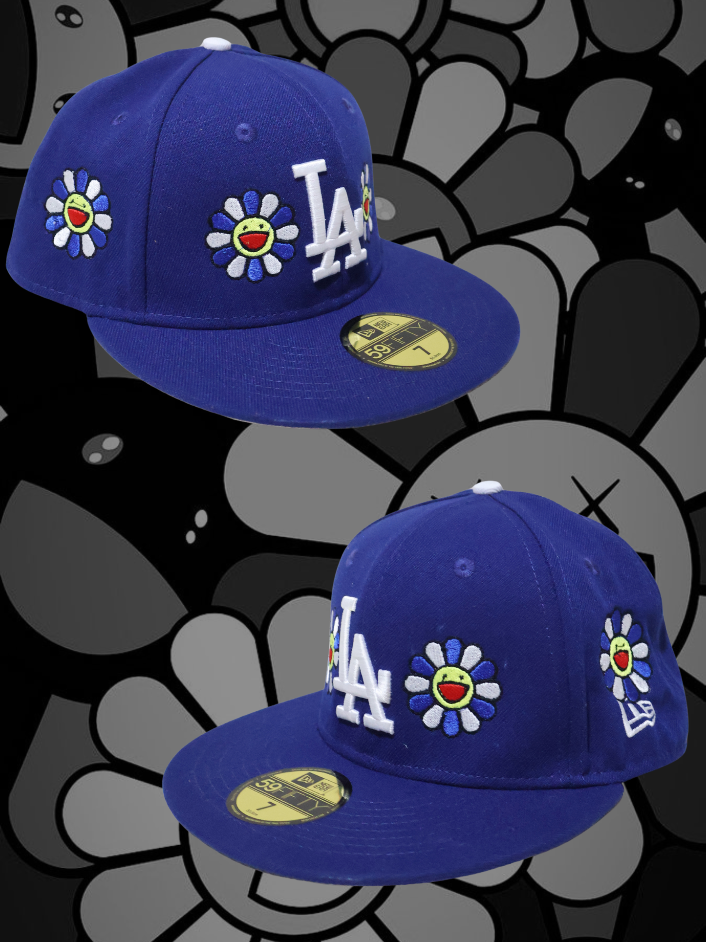 LA MURAKAMI BLUE DODGERS FITTED HAT