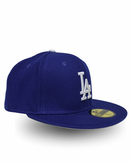 LA PLAIN BLUE FITTED HAT