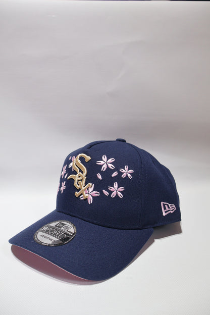 SOX FLORAL NAVY A FRAME HAT