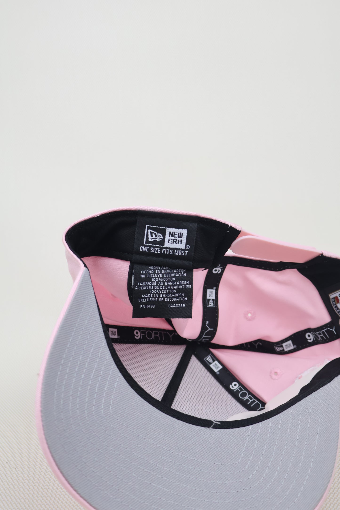 NY 9-FORTY PINK W SIDE PATCH