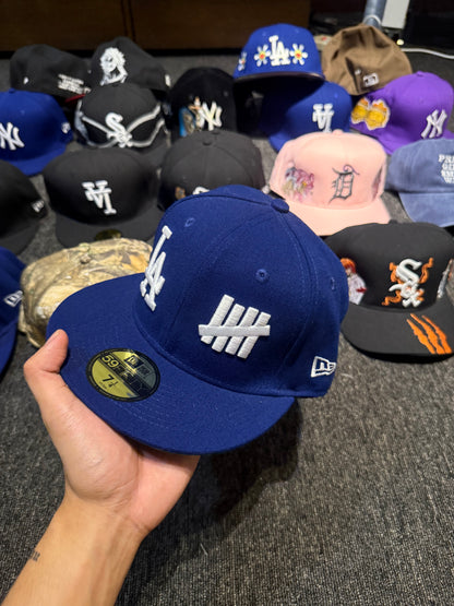 LA UNDEFEATED BLUE FITTED HAT
