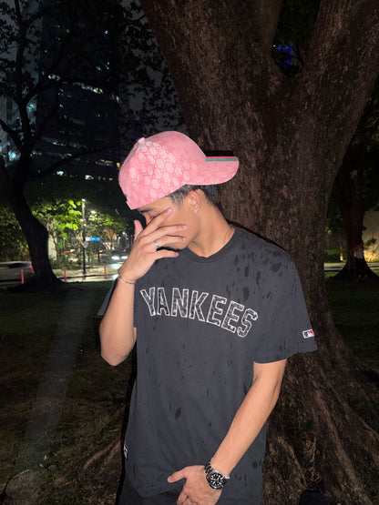 GUCCI PINK STRAPBACK HAT