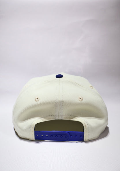 LA TWO TONE BLUE A FRAME HAT
