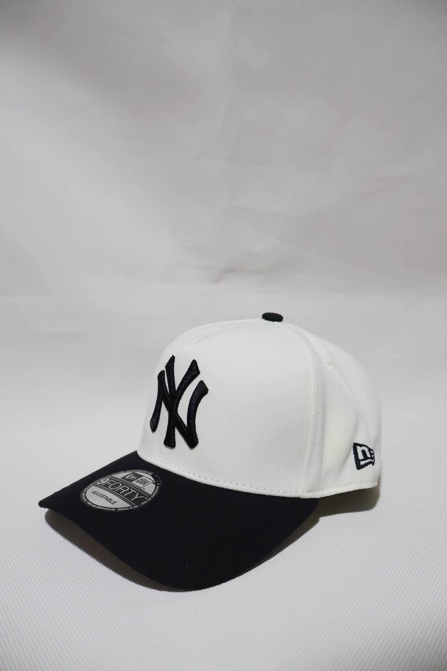 NY TWO TONE WHITE AND BLACK A-FRAME